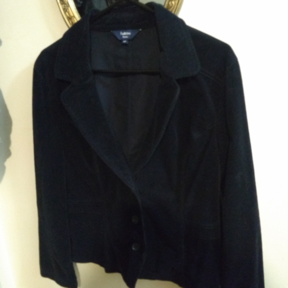 Reitmans Navy Blue Corduroy Blazer